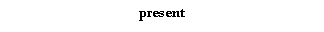 Text Box: present